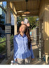 Summer Casual Ginghma Print Shirts